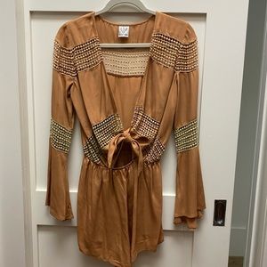 Angel Biba Low plunge romper.